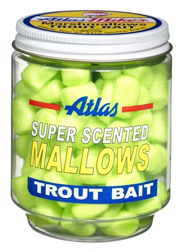 Atlas Fishing Bait Mallows - color: Green