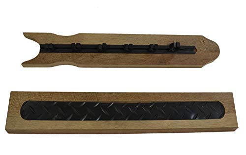 Old Cedar Outfitters Modular Wall Rack for Fishing Rod Storage, Holds up to 8 Fishing Rods - color: Distressed