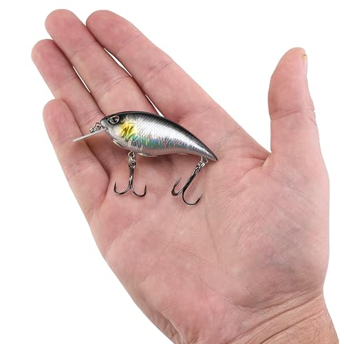 Berkley Shallow Money Badger Fishing Hard Bait - color: Black Silver, size: 2.1 in - 1/4 oz