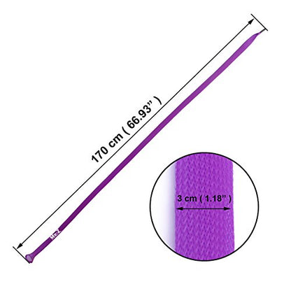 Mr. Z Pack of 4 Casting Fishing Rod Sleeves with 2 Rod Straps Fishing Rod Covers Pole Jacket Rod Socks - color: Purple