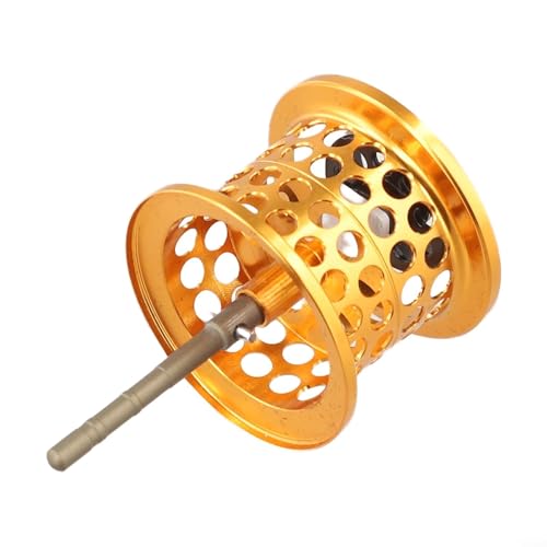 SV Floating Brake Bowl Spool for 24 Tatula 100 Reel, Lightweight Aluminum Alloy Part, Smooth Throwing Upgrade, 1.0 Line Capacity Bass - color: gold