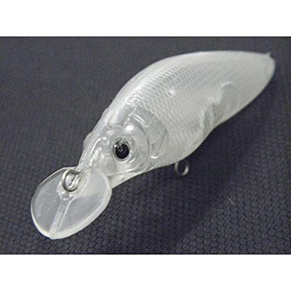 10 Blank Unpainted Minnow Crankbait Topwater Lipless Jerkbait Fishing Lures V3 - color: UPM583P10