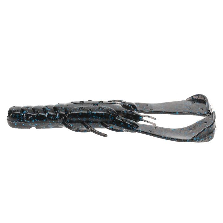 Strike King Rage Scounbug Soft Bait Fishing Lure, 3.5", 2 Rage Flange Pincers - color: Black/Blue