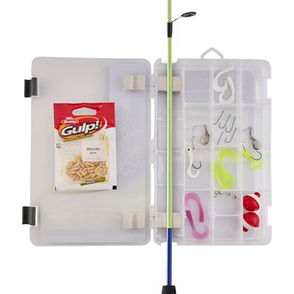 Shakespeare Catch More Fish Spinning Reel and Fishing Rod Combo with Kit - color: Lake/Pond - Yellow, style: 2024 Model