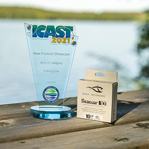 Seaguar Basix Freshwater Mainline, 100% Fluorocarbon Fishing Line, Multiple Sizes - size: 10lbs/200yds