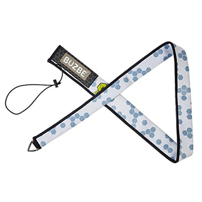 BUZBE Casting Quik-Shield Rod Cover, Fishing Rod Sleeve, Rod Sock, Neoprene Rod Cover, Casting Rod Cover - color: White Hex
