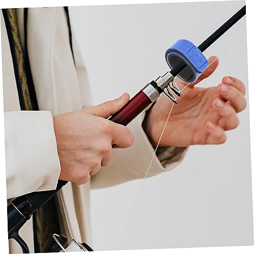 BESPORTBLE 5pcs Fishing Rod Strap Elastic Tackle Ties for Rods Soft and Band Lightweight and Practical Fishing Gear for Outdoor Use Prevents and Damage