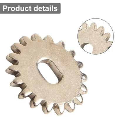 Spinner Wheel Ratchet Gear for Fishing Reels – Metal Replacement Part for Spindle Assembly, Left/Right Hand Swap Design, 11.5–23 mm Diameters, 1 g Lightweight, Pack of 1 - size: 1