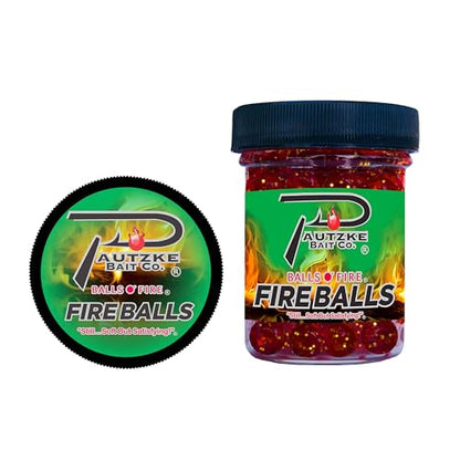 Pautzke Bait Pautzke Fire Balls - color: Red/Glitter