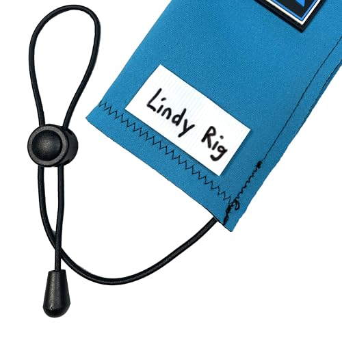 Premium Neoprene Fishing Rod Sleeve – Floating, Puncture Resistant, Labeled Protective Sock for Casting, Spinning, Trolling Fishing Rods - color: Blue, size: 60", style: Casting/Trolling
