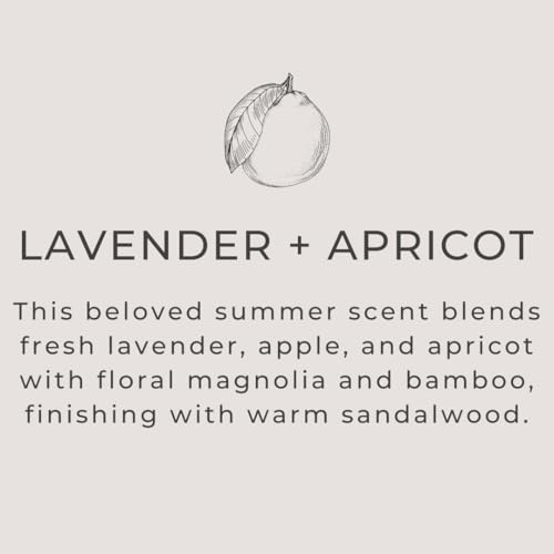River Birch Lavender Apricot Scented Linen and Room Spray | Home Fragrance | 4 oz Glass Amber Bottle | Luxury Signature Scent | Handmade in Texas - color: Lavender Apricot