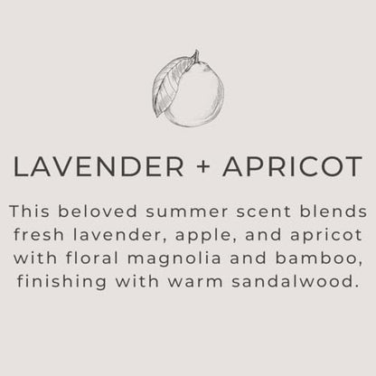 River Birch Lavender Apricot Scented Linen and Room Spray | Home Fragrance | 4 oz Glass Amber Bottle | Luxury Signature Scent | Handmade in Texas - color: Lavender Apricot