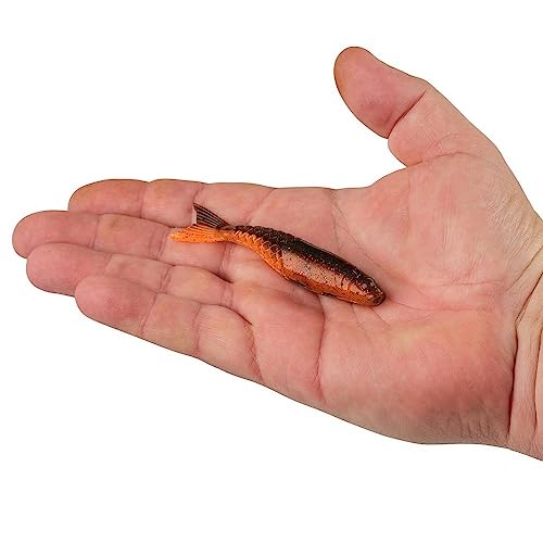 Berkley PowerBait PowerStinger Fishing Soft Bait - color: Watermelon Copper/Orange w/Red, size: 3 1/2"
