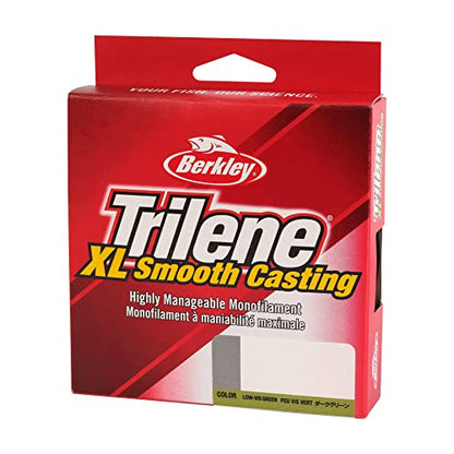 Berkley Trilene XL Monofilament Fishing Line - color: Low-Vis Green, size: 300yd, style: 10lb Test