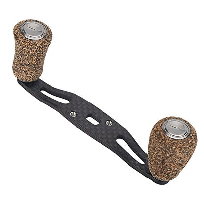 Fishing Reel Handle, Casting Reel Handle Replacement Carbon Fiber Frame for Casting Reel