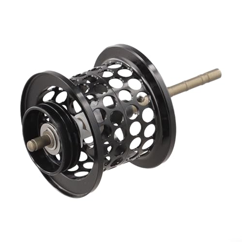 SV Floating Brake Bowl Spool for 24 Tatula 100 Reel, Lightweight Aluminum Alloy Part, Smooth Throwing Upgrade, 1.0 Line Capacity Bass - color: black