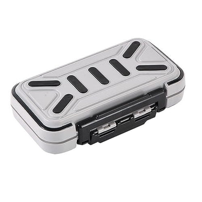 TopHomer Fishing Tackle Box, Waterproof Tackle Trays, Plastic Tackle Box Organizer with Removable Dividers Storage Lure Box for Lures - style: Small Grey