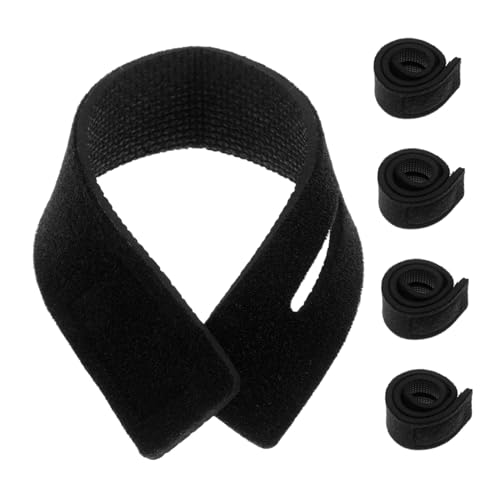 KICHOUSE 5pcs Fishing Rod Straps Elastic Angling Accessories Slip Design for Boat Rods Fishing Pole Bands