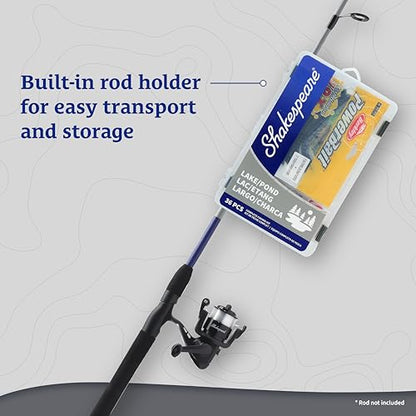 Shakespeare Catch More Fish Fishing Tackle Kit - color: Lake/Pond, style: New Model