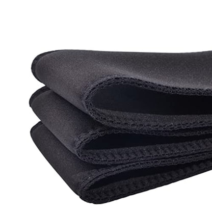 Teensery 1 Pack Black Stretch Cloth Fishing Rod Protective Cover Pole Sleeve Storage Bag Fishing Tools Accessories for 49 inch Pole