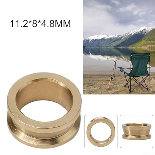 Brass For Fishing Line Roller, Essential Part For Reel Repair, Smooth Accessory For Enhanced Line Functionality(11.2 * 8 * 4.8mm) - size: 11.2*8*4.8mm