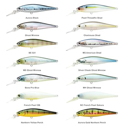 LUCKY CRAFT Pointer 78DD Freshwater Fishing Lure and Gear for Bass & Trout, 3 inch Deep Diving Suspending Jerkbait Fishing Line, Pressure-Ready Fish Bait, Premium Gear for Tackle Box, - color: 250 Chartreuse Shad