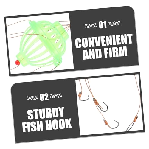 Luminous Fishing Float Tackle for Silver Carp Bighead Carp Durable Bait Cage Easy to Replace for Outdoor Fishing Enthusiasts