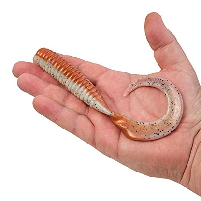 Berkley Gulp! Grub Saltwater Fishing Soft Bait - color: New Penny, size: 8- Inch