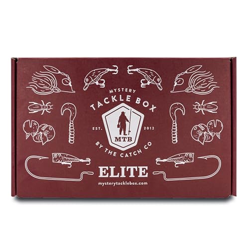 Catch Co Mystery Tackle Box Freshwater Largemouth and Smallmouth Bass Lures Fishing Kit - style: Elite