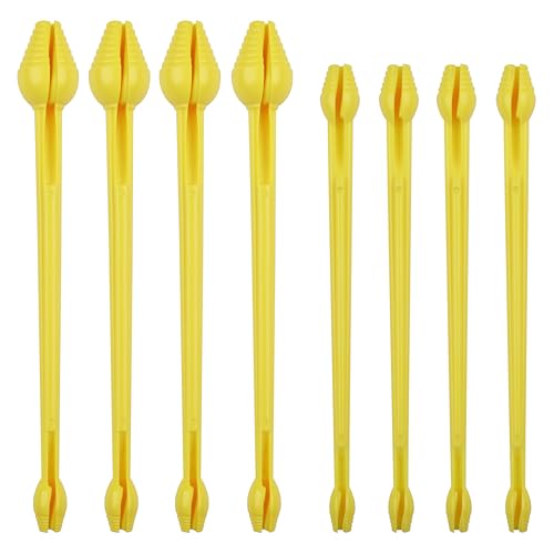 Plastic Fishing Hook Disgorger Snelled Fish Hook Remover Tool Portable Unhook Tool Fish Extractor Detacher Dehooker Fishing Gear Accessories - size: LARGE-4PCS SMALL-4PCS