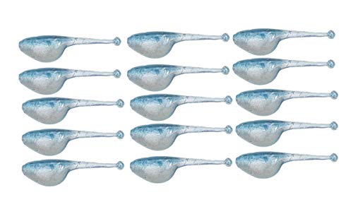 Strike King Mr. Crappie Shadpole Panfish Bait (15-Pack) - color: Blue Ice
