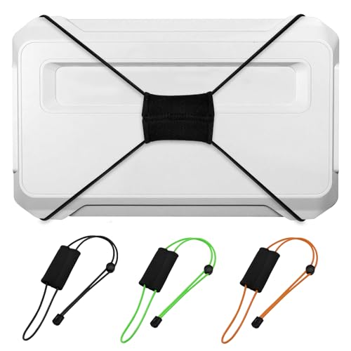 Thickened Fishing Finder Cover Straps, Adjustable Fish Finder Bungee for Securing Graph Cover for Travel - color: Black,Green,Orange
