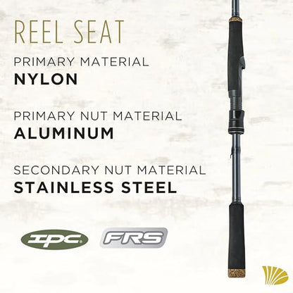 St. Croix Rods Black Bass Spinning Rod, RIS, Premium Quality, Durably Sensitive, High Performing Spinning Rod - style: 7'10" Medium/Mod. Fast 1 Pc.