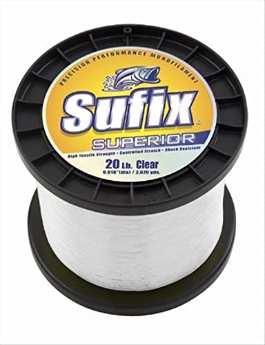 Sufix Superior 30 lb. Test 450 YD, Clear