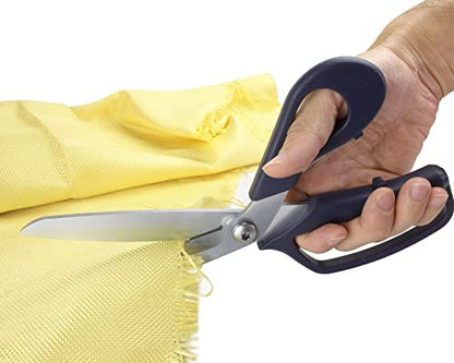 Ascend Tools 10 inch Carbon Steel Shears - Kevlar, Dyneema, Vectran, Spectra, Technora, Nomex, Innegra, Dacron, Fiberglass, Carbon Fiber, Breathers - size: 10"