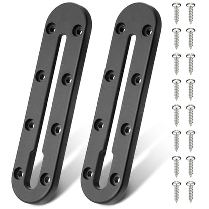 Mellbree Kayak Track, 7Inch Kayak Rail Mount Kayak Low Profile Track for Fishing Rod Holder, Fish Finder, Cup Holder, Anchor Cleats 2Pack - size: 7 inch - 2pcs