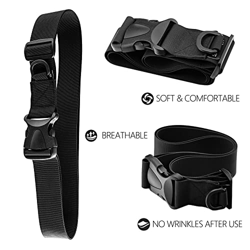 SAMSFX Adjustable Fishing Wader Belt Wading Belts for Surf Casting Kayak Fishing Accessories Waders Straps - color: 2" Wader Belt & Rod Holder