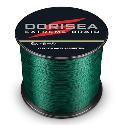 Extreme Braid 100% Pe Moss Green Braided Fishing Line 109Yards-2187Yards 6-550Lb Test Fishing Wire Fishing String Incredible Superline Zero Stretch - size: 100m/109Yards 200lb/0.75mm(8Strands)