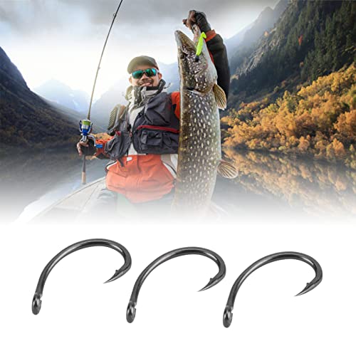 30Pcs Carp Fishing, Carp Hooks, Carp Fishing Rig Hook Bait Stoppers Bait Screws Terminal Tackle