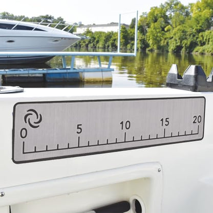 20" EVA Foam Fish Ruler with Peel & Stick Backing for Boats, Kayaks, Coolers, or Personal watercraft, Easy to Read 6mm Thick, Milled Fish Measuring Board (Gray) - color: Gray
