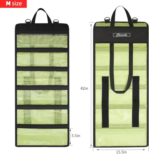 Lure Bag 6 Pocket PVC Protective Cover Durable Fishing Bag Trolling Lure Tackle Box - size: Medium