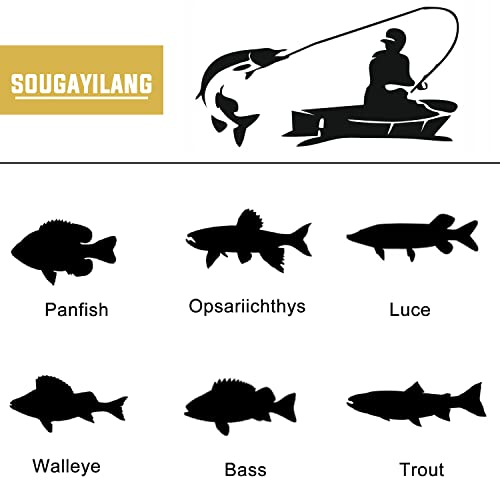 Sougayilang Fishing Pole with Spinning Reel Portable Fishing Rod Reel Combos - size: 2.4M Rod with 3000 Reel, style: Full Kits With Bag