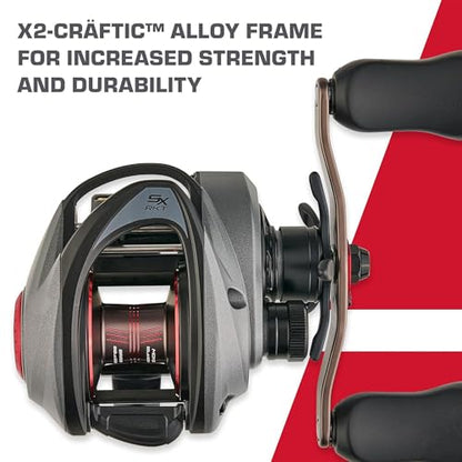 Abu Garcia Revo SX Rocket Low Profile Baitcast Fishing Reel - size: Right-Handed