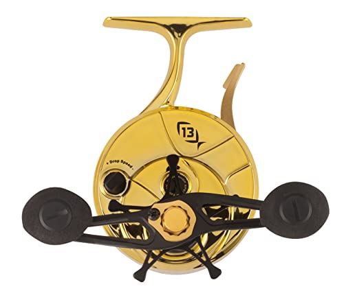 13 Fishing - Freefall Carbon - Inline Ice Fishing Reels - 10th Anniversary TrickShop Edition - 2.5:1 Gear Ratio