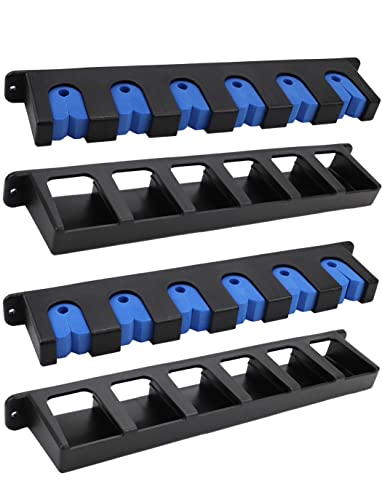 Horizontal Fishing Rod Rack Holders Wall-mounted Fish Pole Holder for Garage & Boat 6-Rod Storage Racks -1 Pair Rod Holder Rod Holder (2 Pair Vertical Blue) - color: 2 Pair Vertical Blue