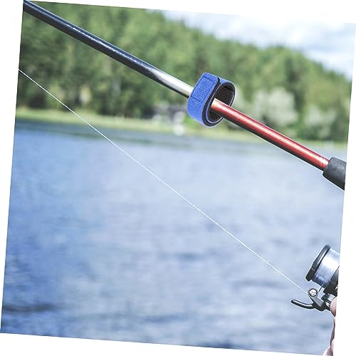 BESPORTBLE 5pcs Fishing Rod Strap Elastic Tackle Ties for Rods Soft and Band Lightweight and Practical Fishing Gear for Outdoor Use Prevents and Damage