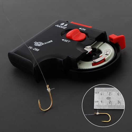 Automatic Fishing Hook Tier Machine, Electric Device Fast Tying Tyer, Fishing Hook Line Tyer Machine Tying Device, Bundle Tie Knot Tools