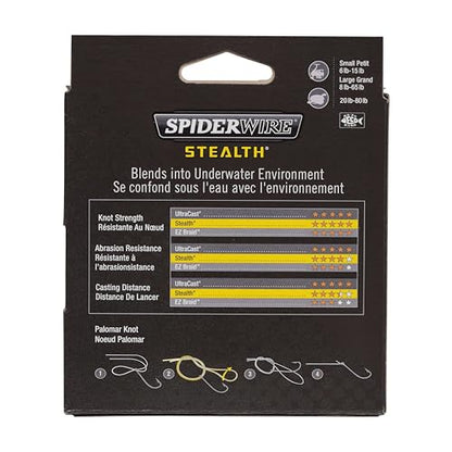 SpiderWire Stealth Braid Fishing Line - color: Camo, size: 125yd, style: 8lb Break Strength