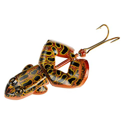 Rebel Lures Buzz'N Frog Topwater Buzzbait Fishing Lure, 2 1/2 Inch, 1/2 Ounce - color: Southern Leopard Frog