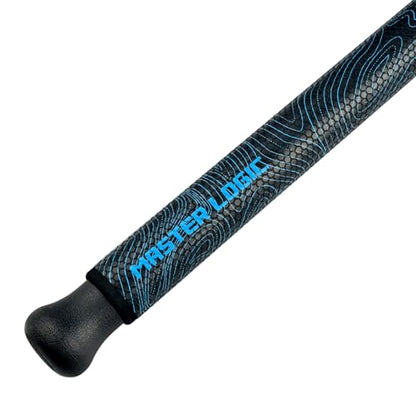 Monster Catfish Casting Rod, 7' MH Glow-in-Dark 1-Piece | Glow catfish rod with S-glass carbon blank, EVA grip, stainless guides, 10-50lb line and 1-10oz lures for night fishing - color: Blue NEW, size: ["Catfish Rod 7'-1pc-Medium Heavy"]